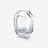 Octogone Vase Clear Baccarat