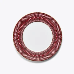 Select Arcadia Dinner Plates Baccarat in Porcelain Red