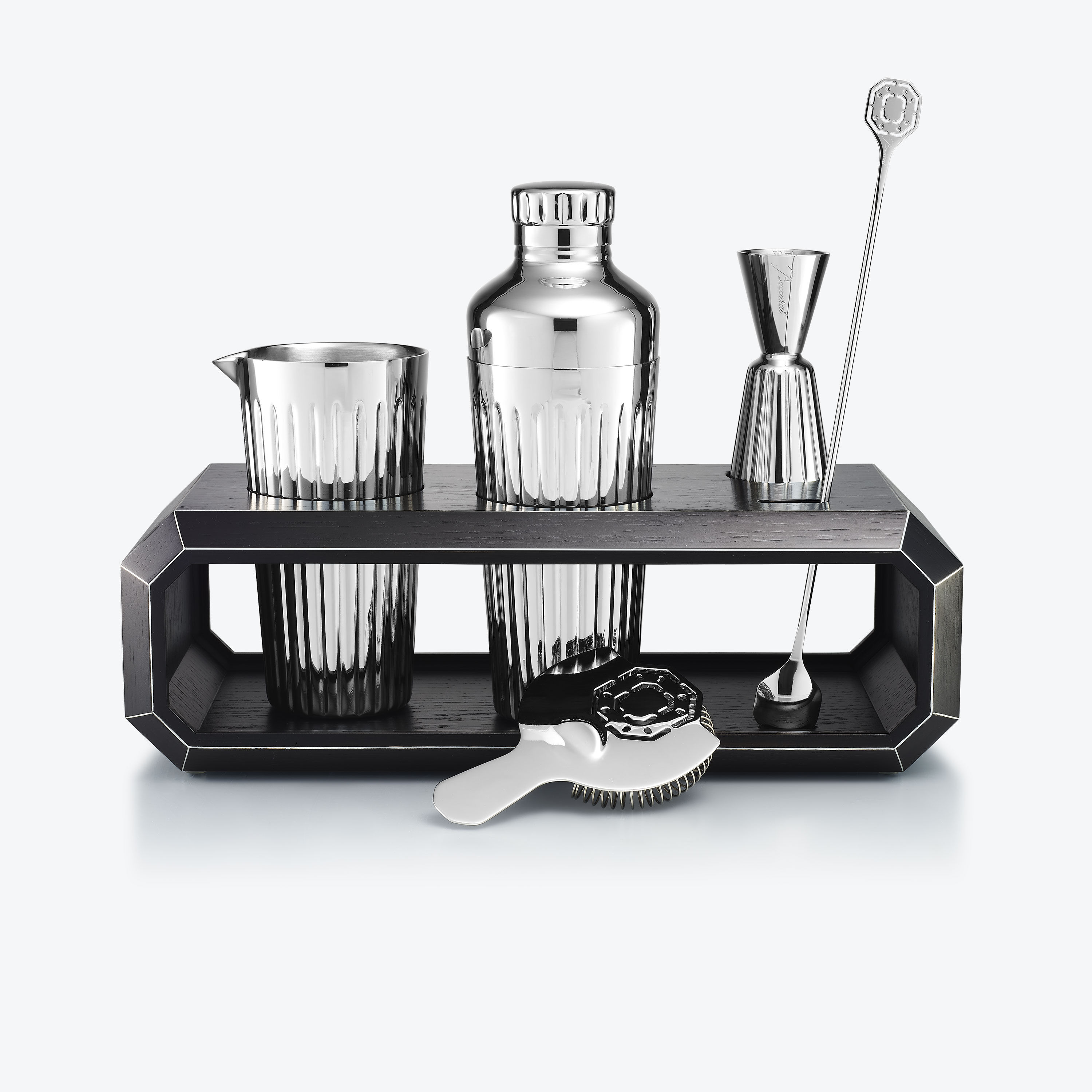 その他 Baccarat Octogone Bar Accessory Case Black Oak | Baccarat United States