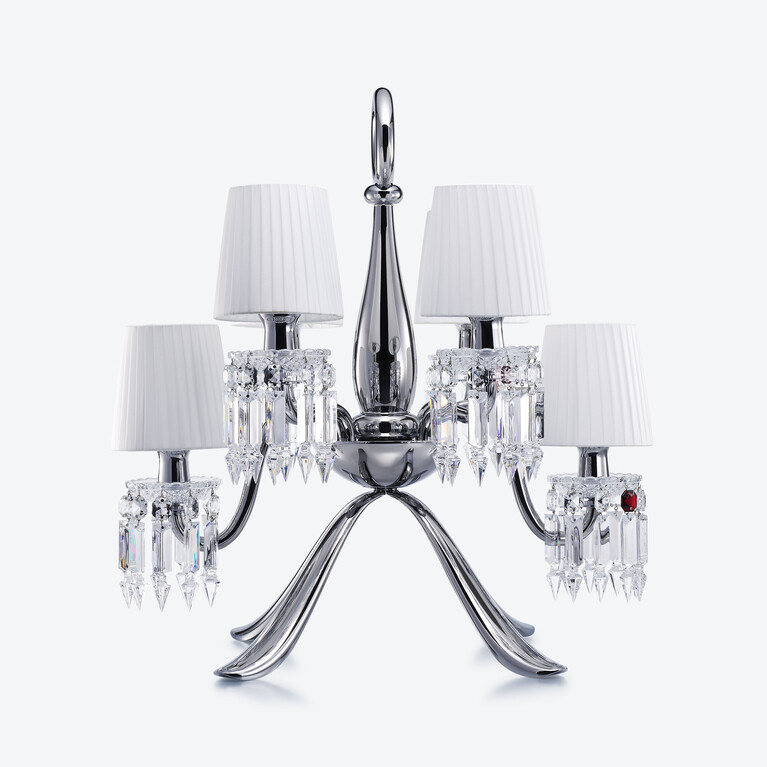 Z&eacute;nith Nomade Chandelier (06L) Baccarat in Crystal Silver