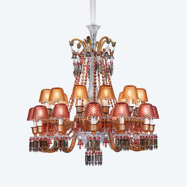 Zénith Faunacrystopolis Chandelier Pink & Champagne (24L) View 1