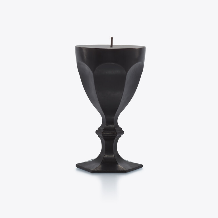 Harcourt Glass Candle Baccarat in Wax Black View 1