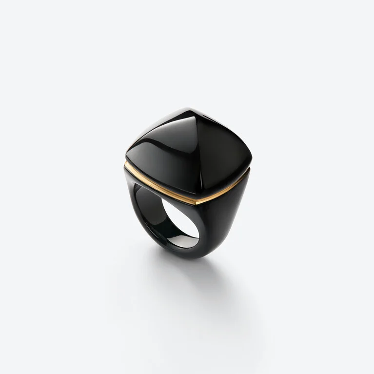 M&eacute;dicis Pop Ring Baccarat in Crystal Black View 1