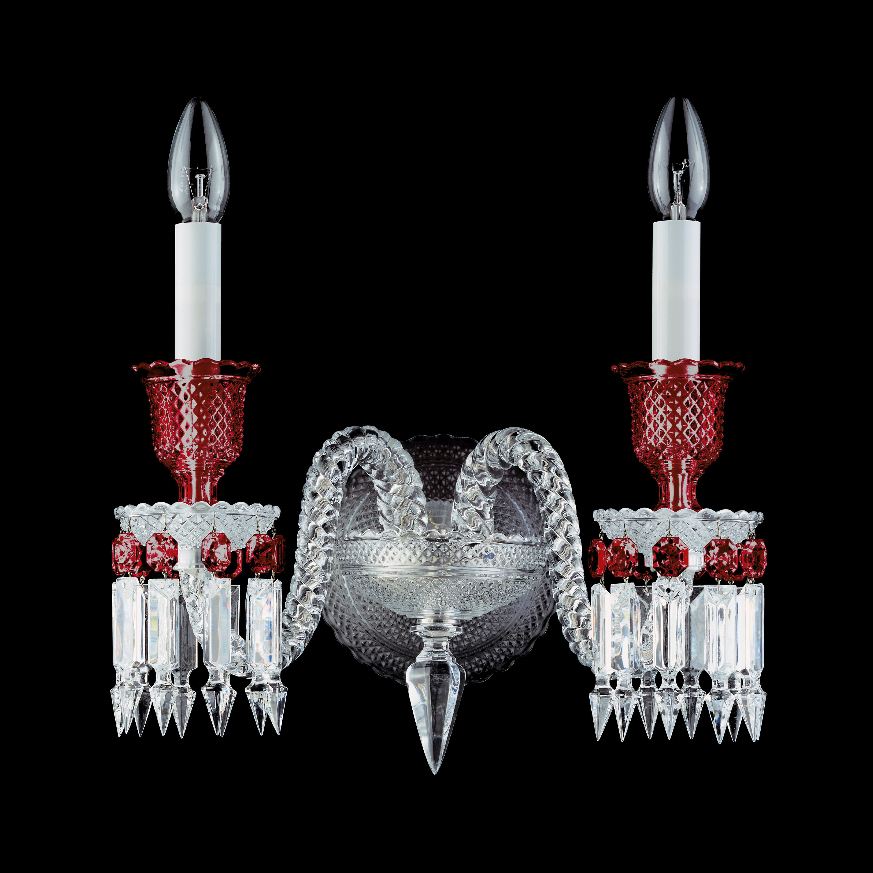Red sconces sale