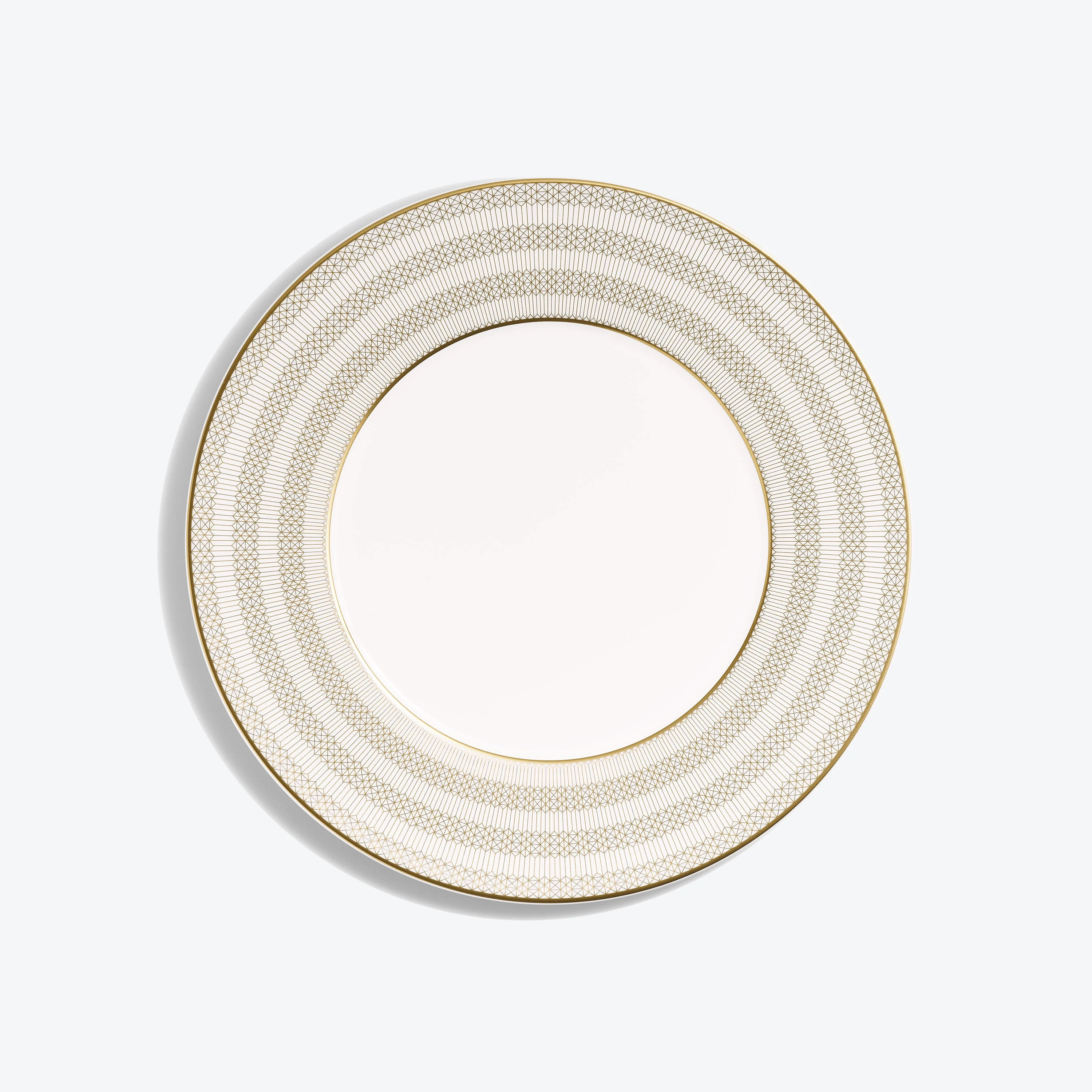 BACCARAT 21㎝皿 Arcadia Gold & Platinum Dinner Plates, Set of 2 | Baccarat United