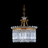 Crinoline Chandelier (13L) Baccarat in Crystal Gold