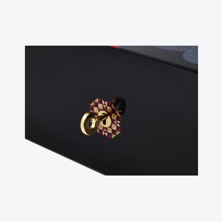 Pegasus Cigar Humidor Baccarat in Wood Multicolor View 3