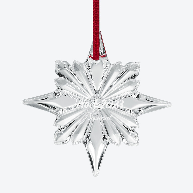Noël Annual Ornament 2023 Baccarat in Clear Crystal