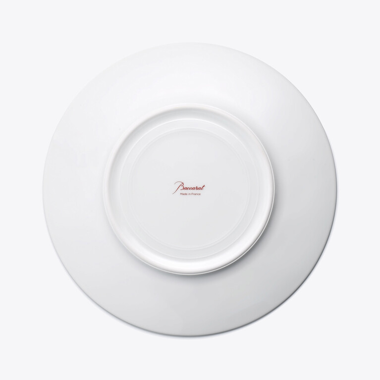 Arcadia Red Bread Plate  Baccarat