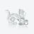 Dragon Zodiaque 2024 Baccarat en Cristal Clair