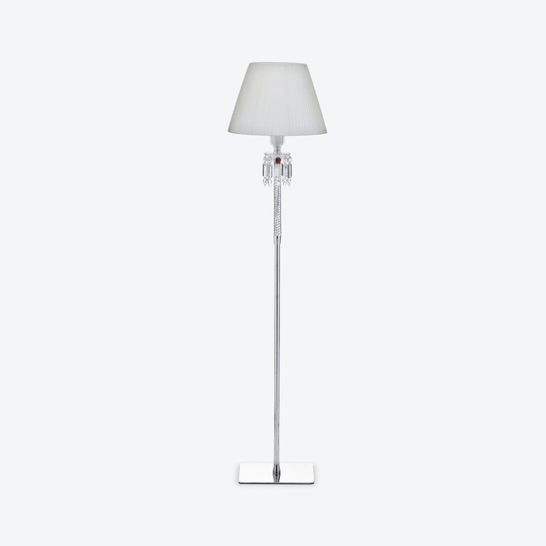 Torch Floor Lamp Baccarat in Crystal White View 1