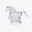 Zodiac Horse 2026 Baccarat in Clear Crystal