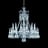 Z&eacute;nith 吊燈 短 (24L) Baccarat, 透明水晶製成