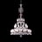 Zénith Chandelier Red (36L) Baccarat in Crystal Red