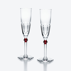 Select Harcourt Eve Flutes Baccarat, Champagne flute in Crystal Red