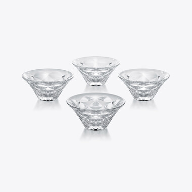 스윙 쿠펠(스윙 스몰 보울;SWING SMALL BOWL) Baccarat, 클리어 크리스탈로 만든