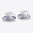 Arcadia Talleyrand Teetassen Baccarat in Blauem Porzellan