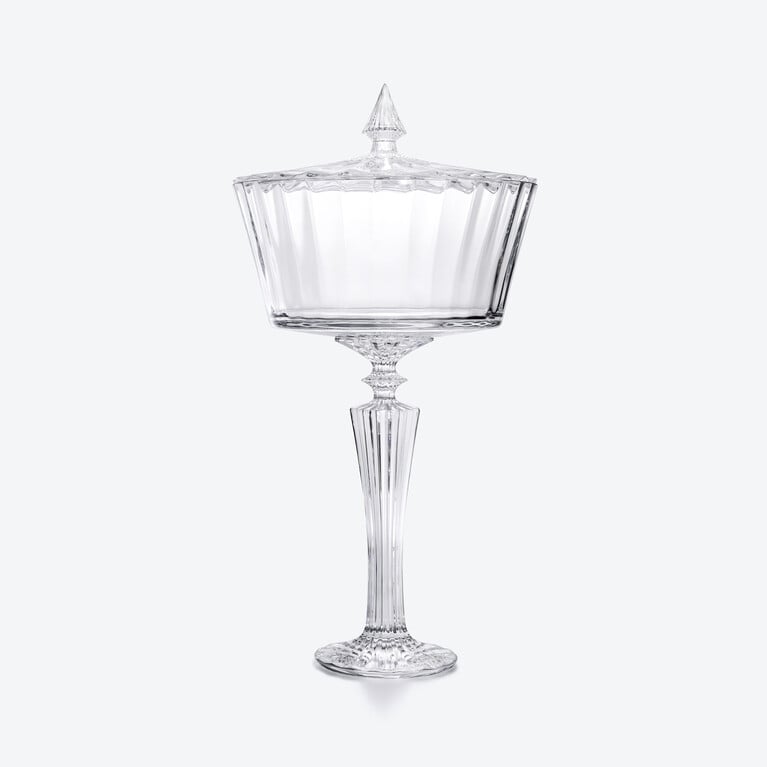 Mille Nuits Tall Candy Box Baccarat in Clear Crystal