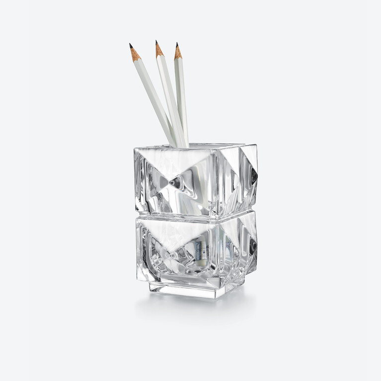 ルクソール ペンホルダー Baccarat、クリアのクリスタル製レビュー 2
