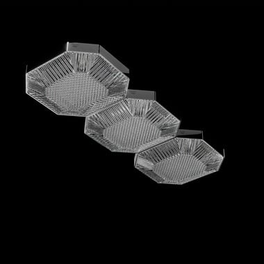 Octogone Ceiling Unit (3L) Baccarat in Clear Crystal