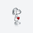 Snoopy Heart Figurine  Baccarat