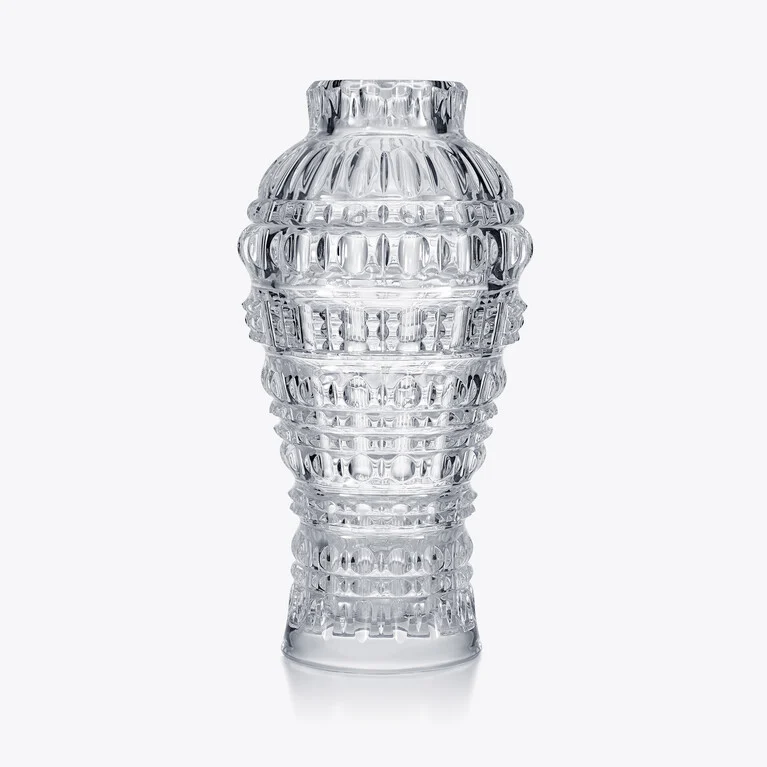 New Antique Amphora Vase Baccarat in Crystal Clear View 1