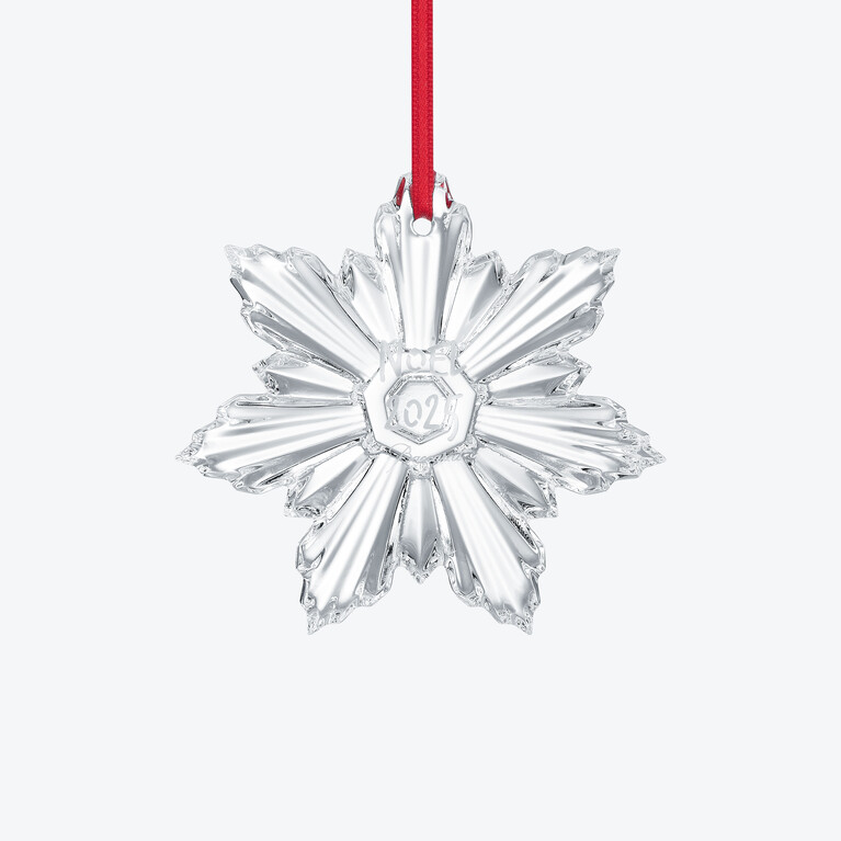 Noël Annual Ornament Palmette 2025 Baccarat in Clear Crystal