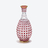 Sake Decanter Gold Rimmed Kiriko Baccarat in Crystal Red