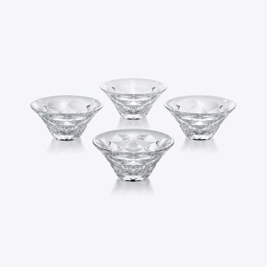 Swing Small Bowls X4 Baccarat in Crystal Clear