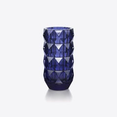 Select Louxor Runde Vase S Baccarat in Blauem Kristall