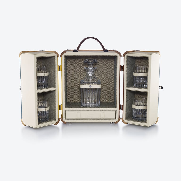 Octogone Trunk Louxor Baccarat in Leather Multicolor View 2