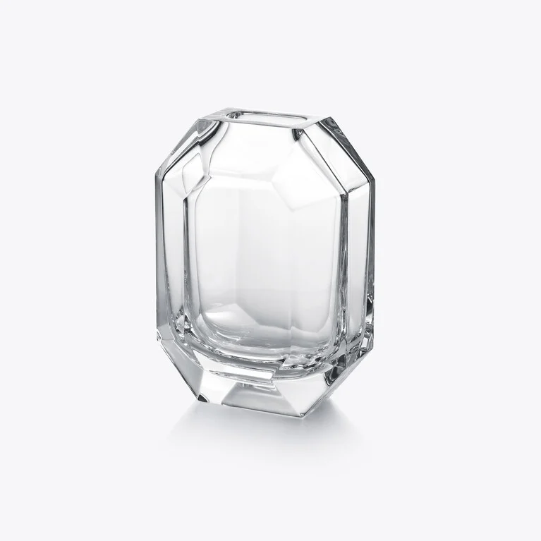 Octogone Bud vase Baccarat in Crystal Clear View 3