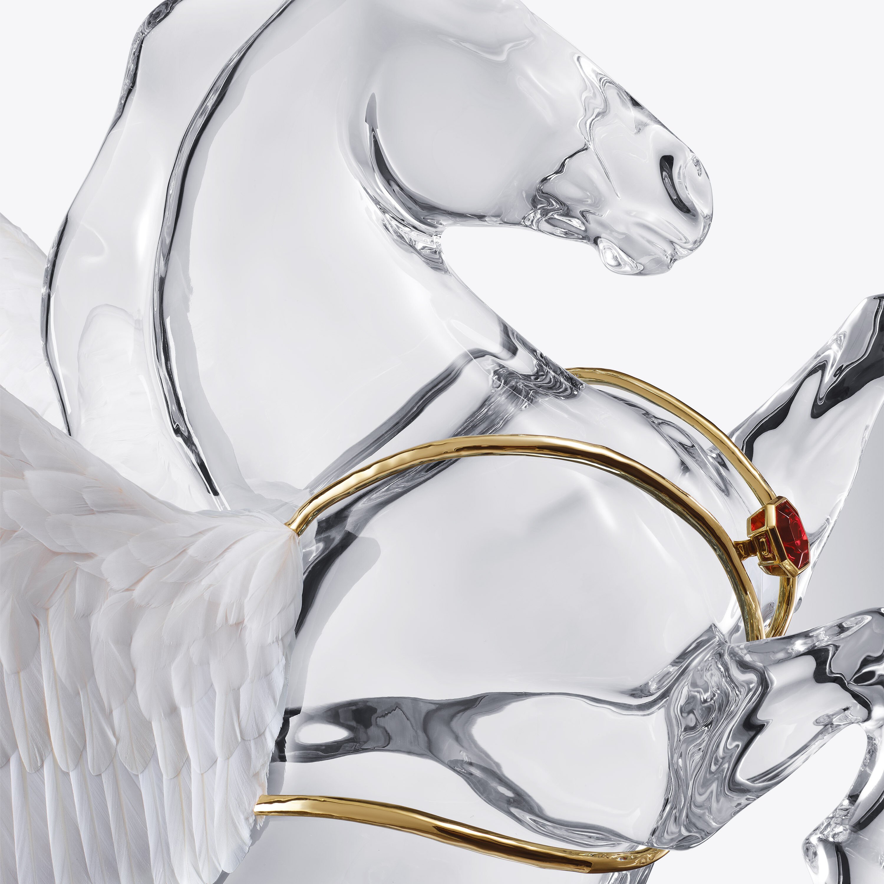 Olympus Pegasus Horse Sculpture | Baccarat United States