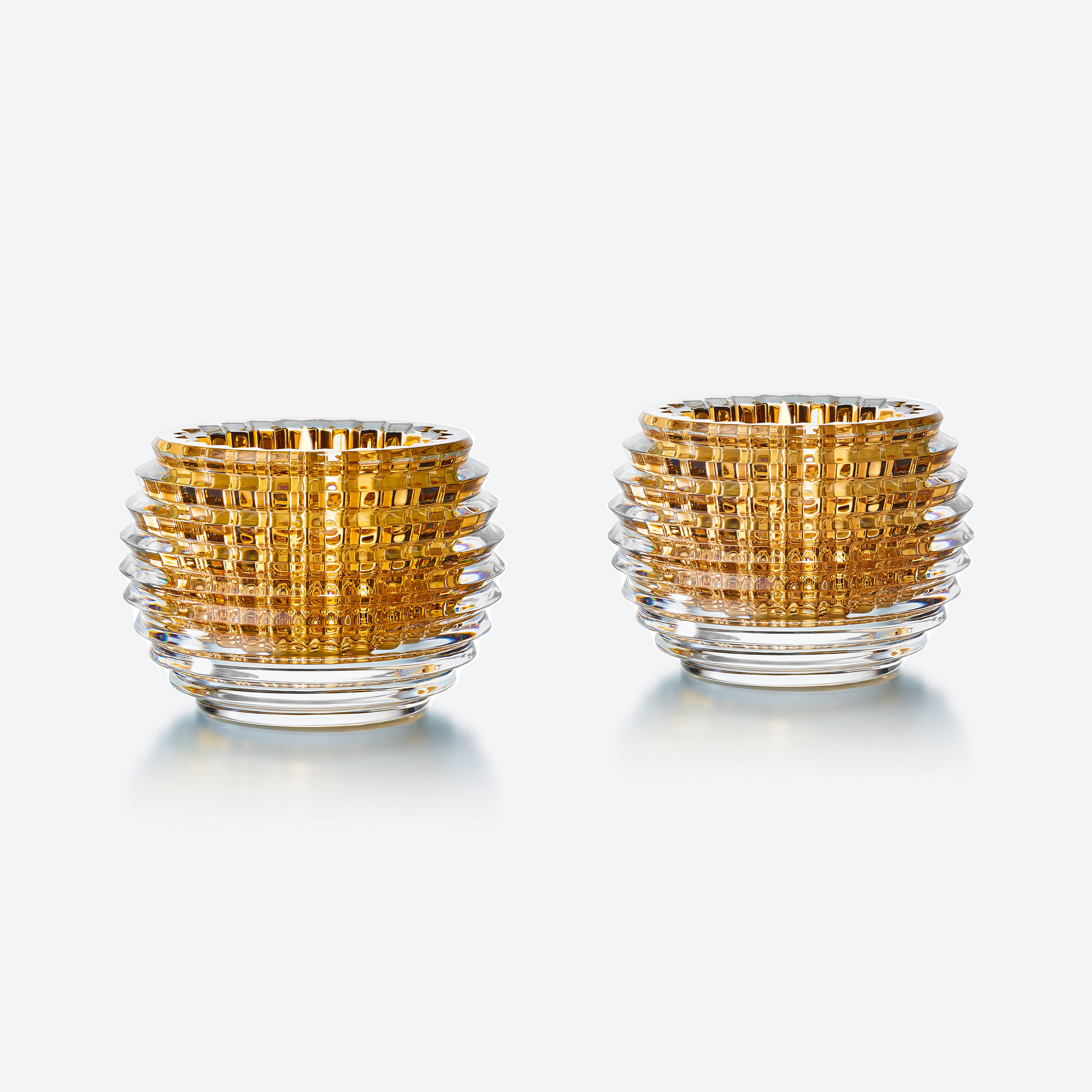 バカラ　キャンドルホルダー　2個セット Baccarat キャンドル2個セット キャンデラブラ、キャンドル