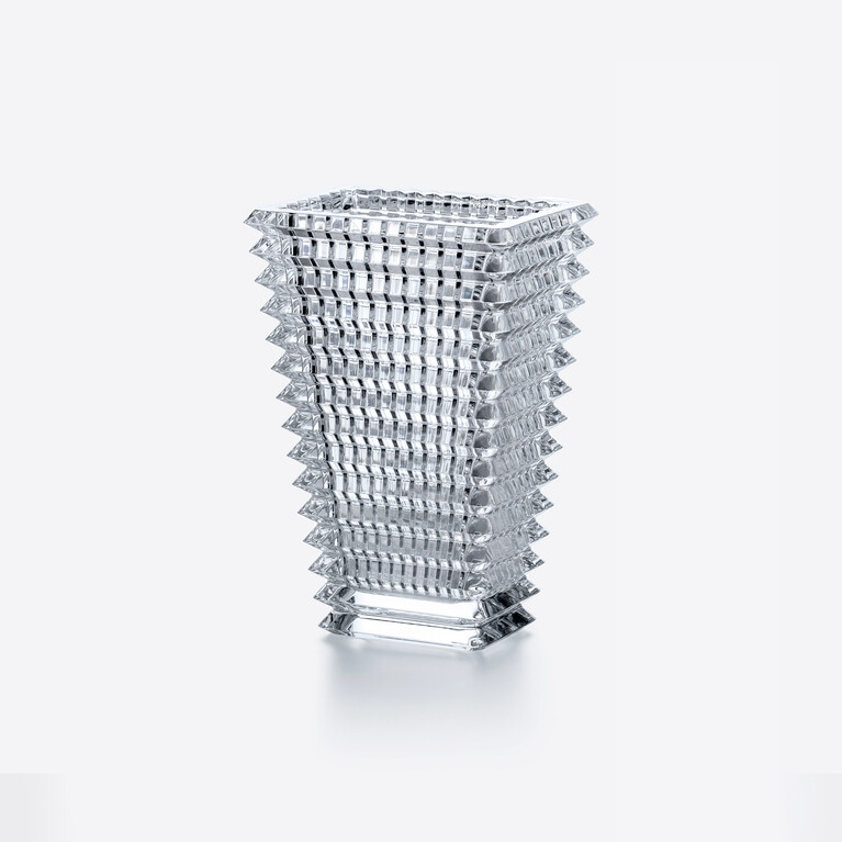 Vaso Eye Rettangolare S Baccarat in Cristallo Clear