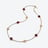 Mini M&eacute;dicis Necklace Baccarat in Red 18-Karat Gold-Plated