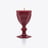 Harcourt Glass Candle Baccarat in Wax Red