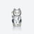 Cat Maneki Neko Figurine M Baccarat in Crystal Gold