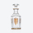 Harcourt Empire Whisky Decanter Baccarat in Crystal Gold