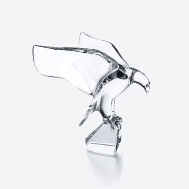 Imperator Eagle Sculpture Clear Baccarat