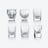 에브리데이 미니 바카라 (Everyday Les Mini Tumblers Set) Baccarat, 클리어 로 만든 스리핏 글라스