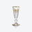 Harcourt Empire Flute Baccarat, Champagne flute in Gold Crystal
