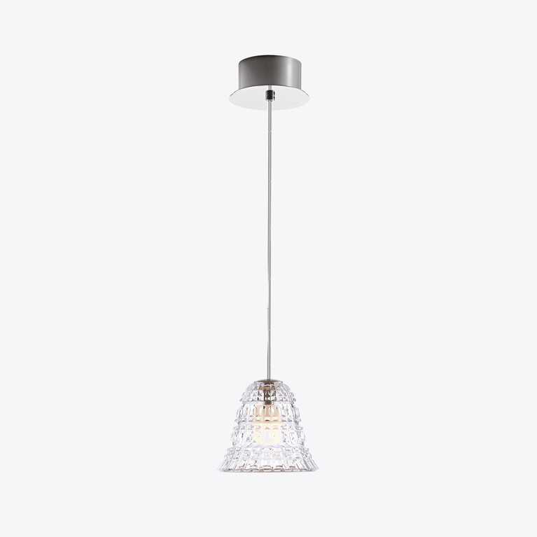 Suspension New Antique M Baccarat en Cristal Clair
