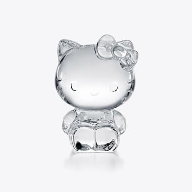Hello Kitty 玩偶 Baccarat, 透明水晶制成
