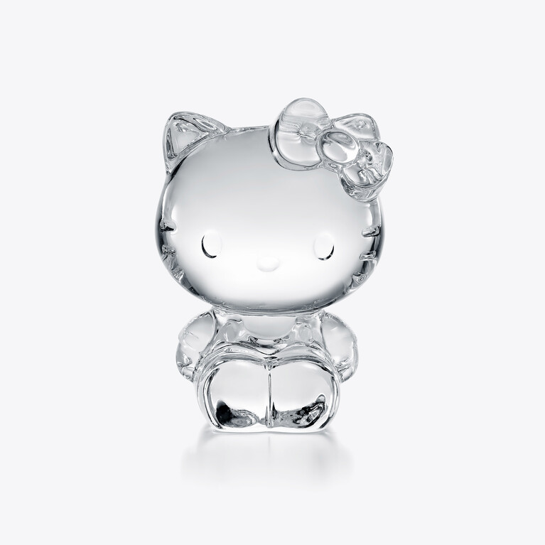 Hello Kitty Figurine Baccarat in Clear Crystal