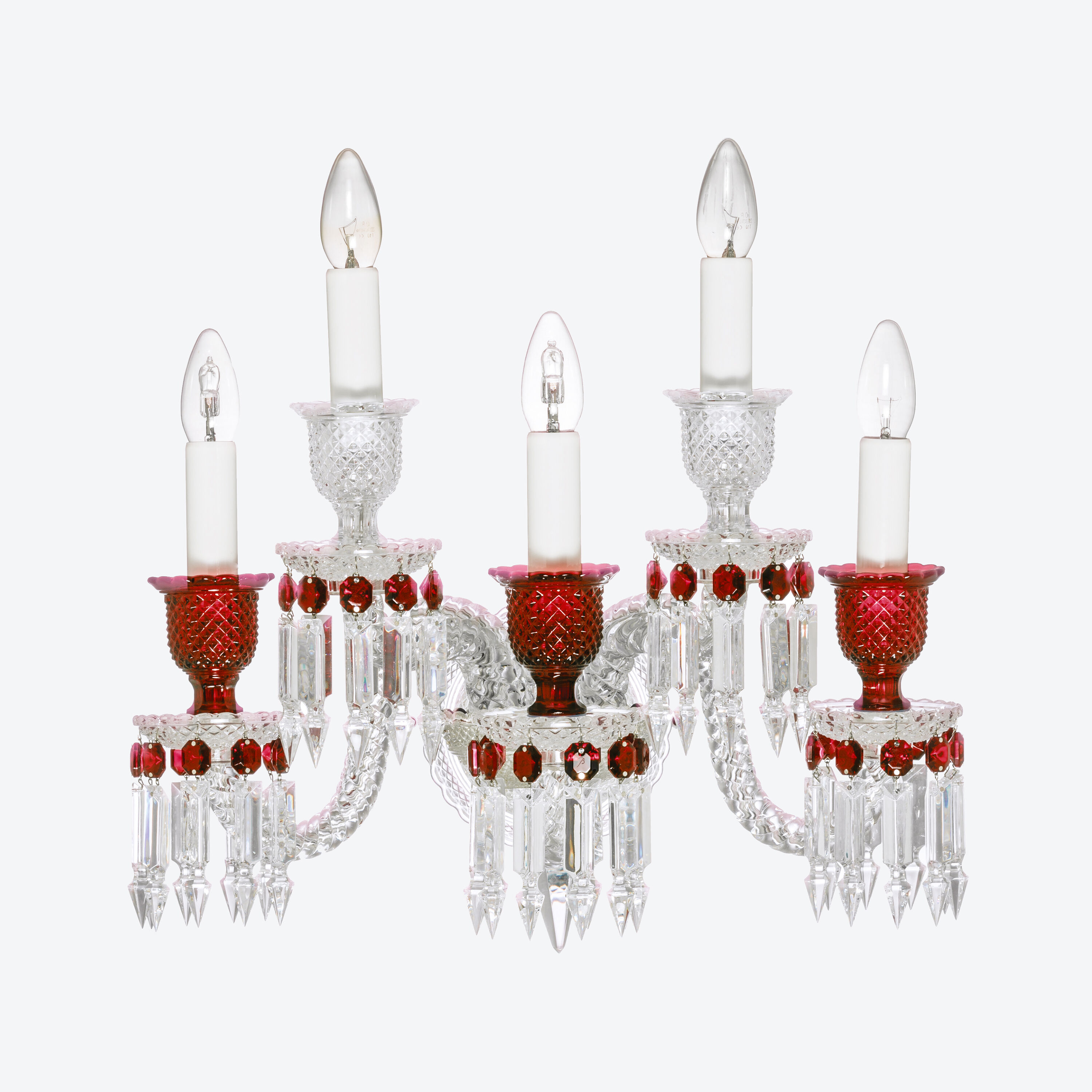 【有名人芸能人】 Unit Wall Zénith Clear States United Baccarat | (7L) Red and 置物