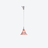 Mille Nuits Ceiling Lamp S Baccarat in Pink Crystal