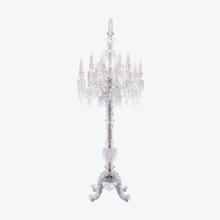 Candelabro Tsarine (24 L) Baccarat in Cristallo Clear