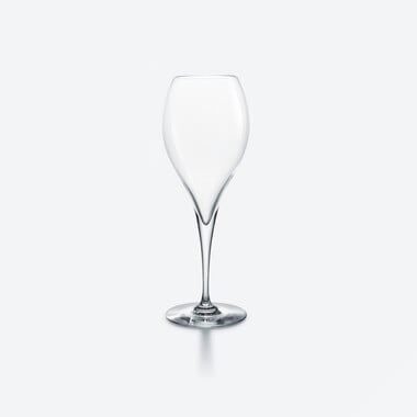オノロジー シャンパンフルート Baccarat、クリアのクリスタル製のシャンパンフルート