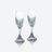 Flutes Mass&eacute;na Baccarat, Flute da champagne in Cristallo Clear
